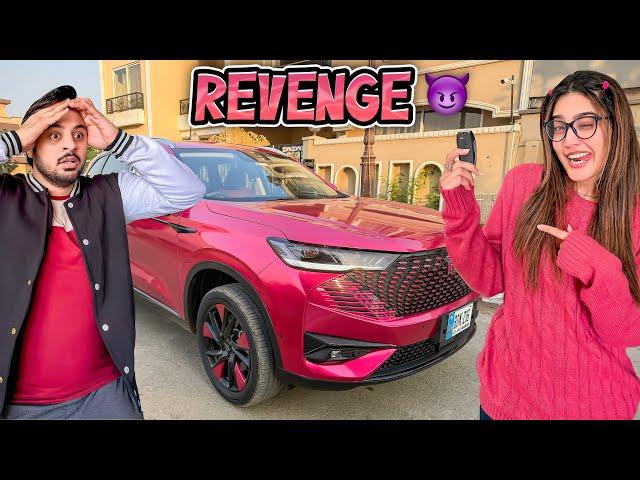 AREEB KI GARI PINK KER DE  | Most Crazy Reaction  | Robbery Prank Ka Badla Ly Lea 🩷