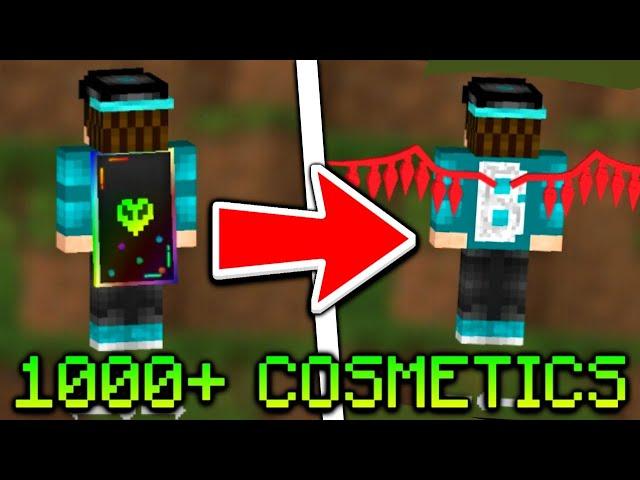 How To Get Custom Cosmetics In MCPE! (Capes, Wings, Bandanas, Masks)