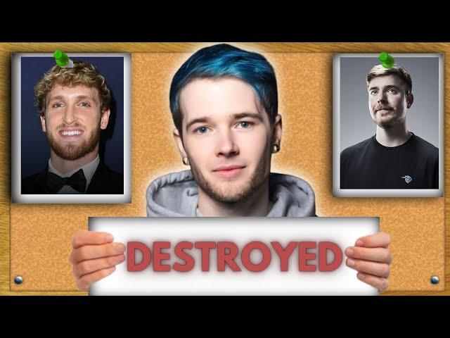 DanTDM DESTROYED MrBeast's "Lunchly" Product