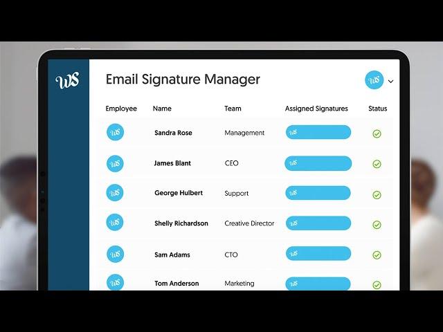 Email signature management tool | WiseStamp