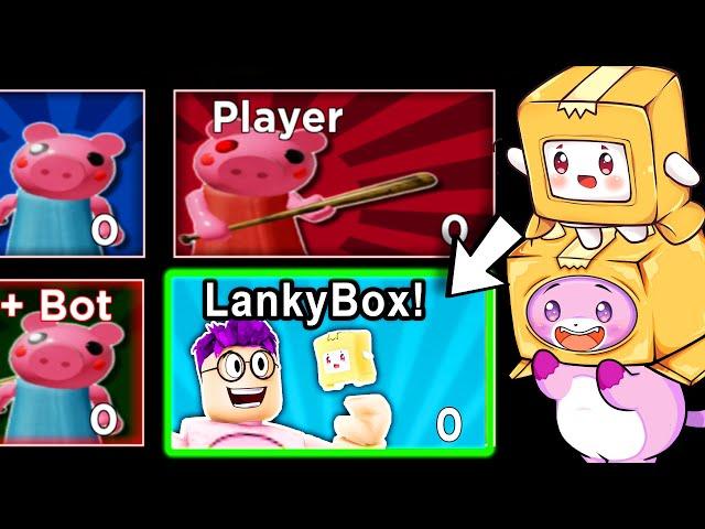 BOXY & FOXY Play LANKYBOX SUBSCRIBERS PIGGY MAPS!! (LANKYBOX MAPS!)