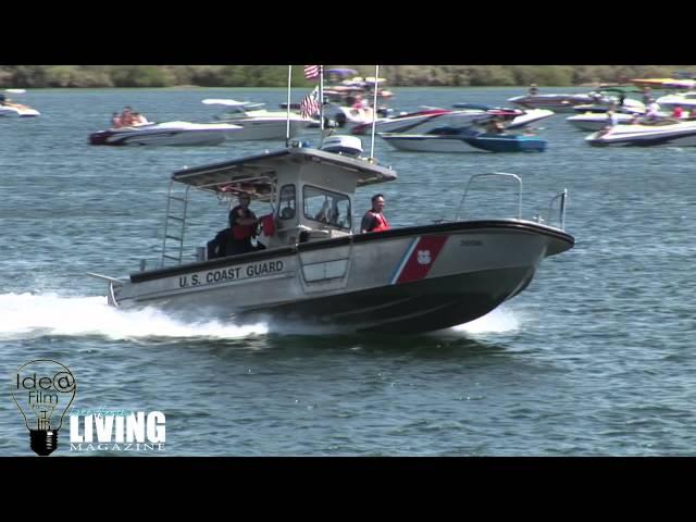 Boat Fire @ Desert Storm Shootout 2012 - Lake Havasu