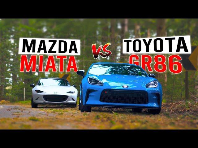 Mazda MX-5 Miata vs Toyota GR86 | Which is Right for You?