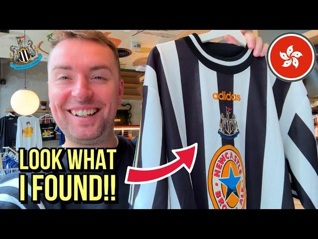 Retro Newcastle Shirt Shopping in Hong Kong!