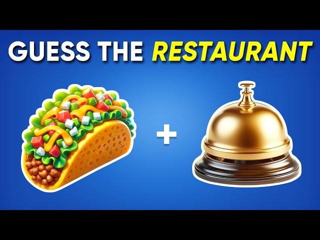 Guess the Fast Food Restaurant by Emoji?  Daily Quiz