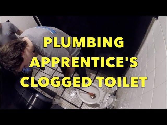 Plumbing Apprentice CB2's Toilet Auger Debut