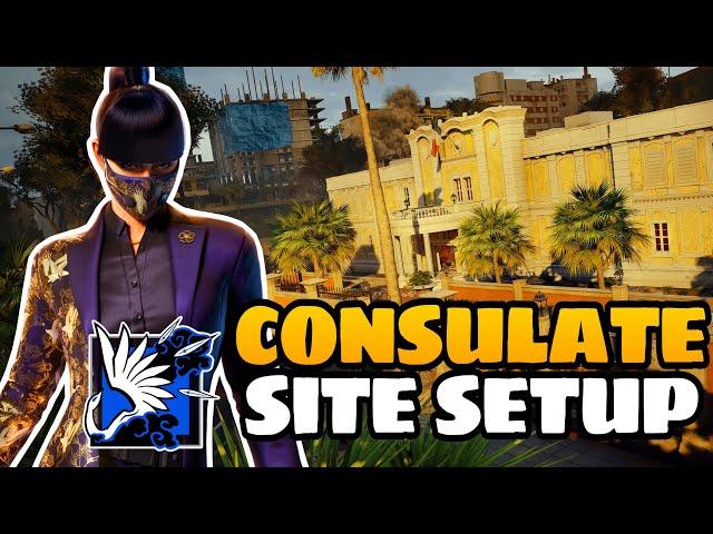 BEST AZAMI SITE SETUP SPOTS ON CONSULATE! Rainbow Six Siege Guide