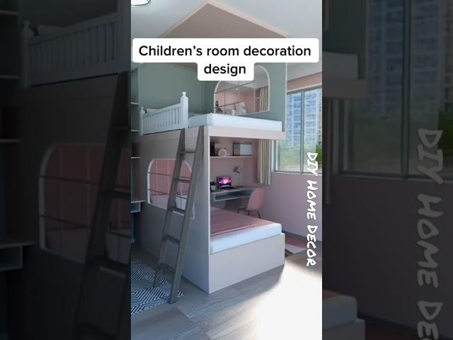 Children's room decoration design