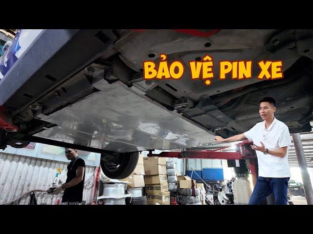 Xế Cộng đi làm giáp bảo vệ pin cho Vinfast VF5