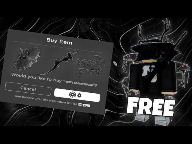 ALL FREE BLACK ITEMS IN ROBLOX!  (50+ NEW 2024 FREE ITEMS!)