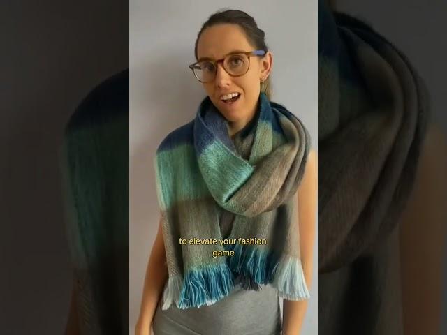 Soft cozy alpaca scarves #fashion #accessories #patchwork #cozy #soft #style #scarf #fashiontips