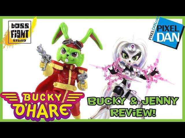 Bucky O'Hare and First Mate Jenny Boss Fight Studio Action Figures Video Review