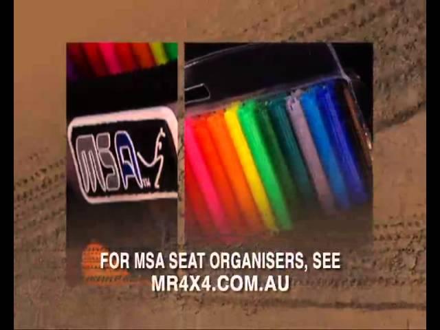 MSA 4x4  Seat Organiser