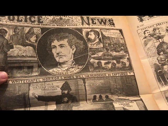 Unintentional ASMR: Jack the Ripper Documents and Newspapers