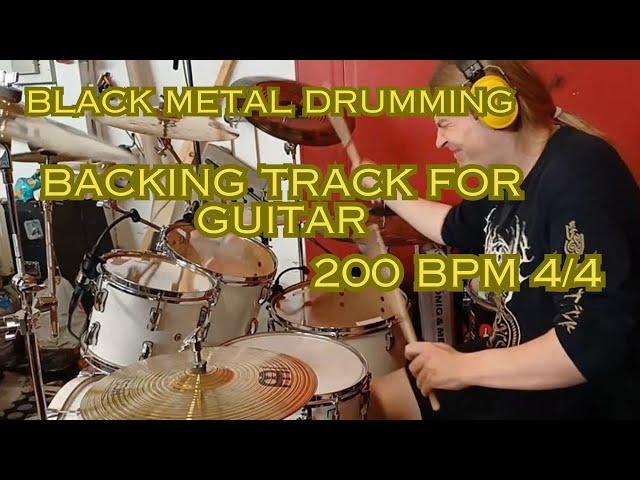 Metal Drumming: Backing Track for Guitar: 200 bpm - Filip Gäddnäs