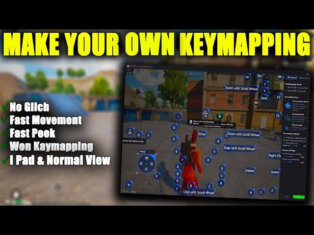 Gameloop Best Key Mapping Settings PUBG Emulator 2024 |How To Make Your Own Keymapping | ZIMO TDM .