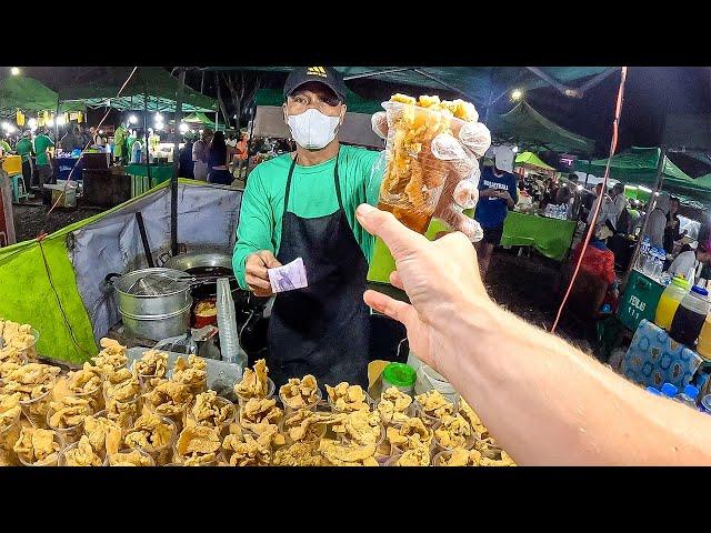 $10 Night Market Food Challenge in Baguio 