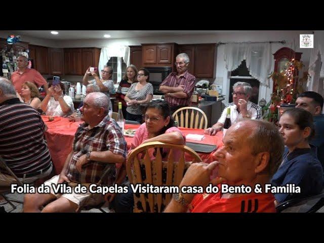 Folia da Vila de Capelas Visitaram Bento  e Família nos EUA