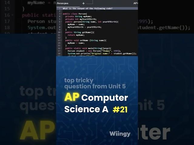 Confused by Java Outputs? Unlock the Mystery Behind ‘Thomas’ and ‘Tom’ in AP CS A!