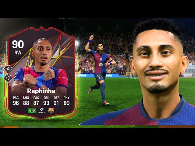 90 World Tour SBC Raphinha.. Just WATCH THIS  FC 25 Player Review