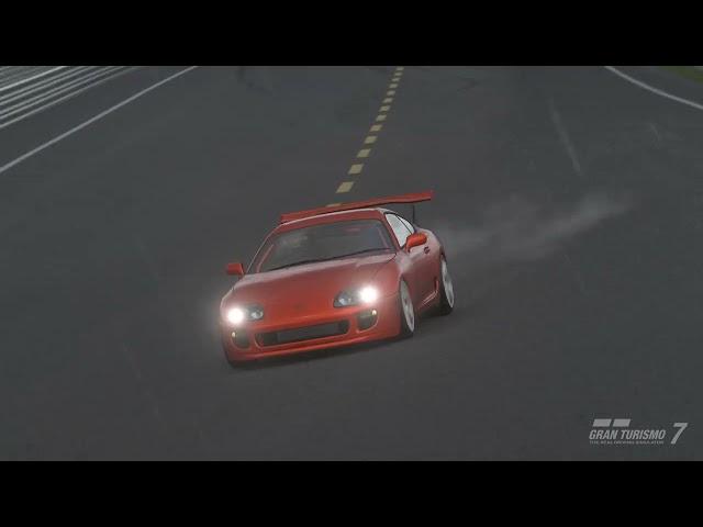 GT7 High Speed Ring (RW) Toyota Supra bei Regen