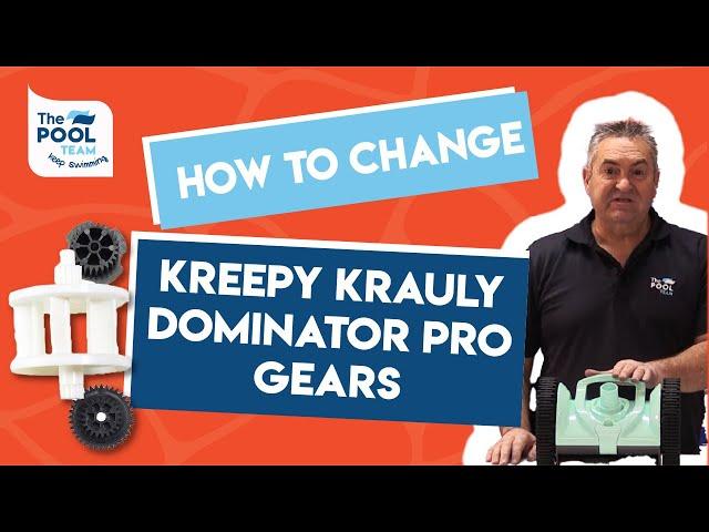 Replace Kreepy Krauly Dominator Pro Gears | Swimming Pool DIY