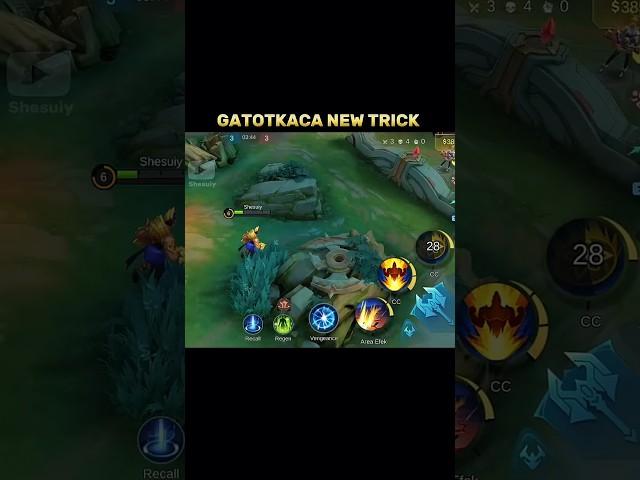 Gatotkaca New Trick Tutorial by @Shesuiy #shorts #mlbb #mobilelegends