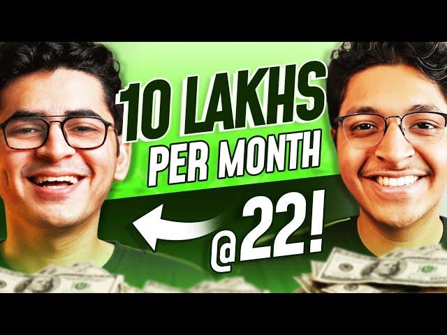 How He Built A 10 LAKHS/MONTH Business At Age 22! CRAZY Life Story