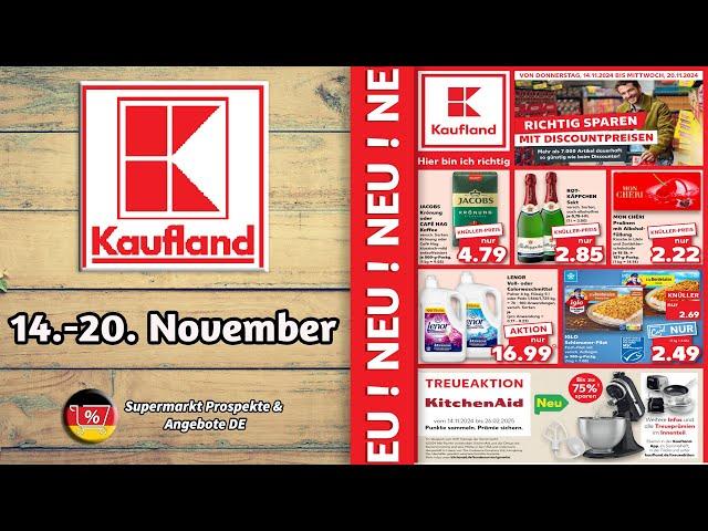 KAUFLAND Angebote  - 14.11.2024 | Supermarkt Prospekte & Angebote DE