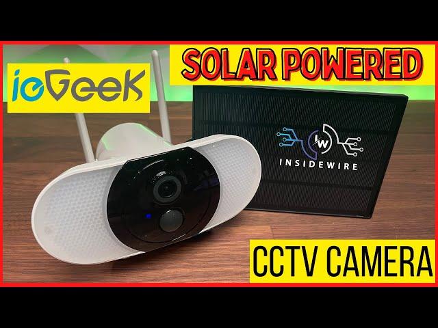 Outdoor Solar Security Camera - IeGeek  ZS-GX5S