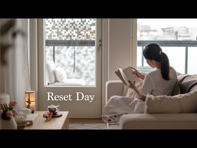 Reset Day I Making time for self-care and cooking healthy meals I Slow living in the city