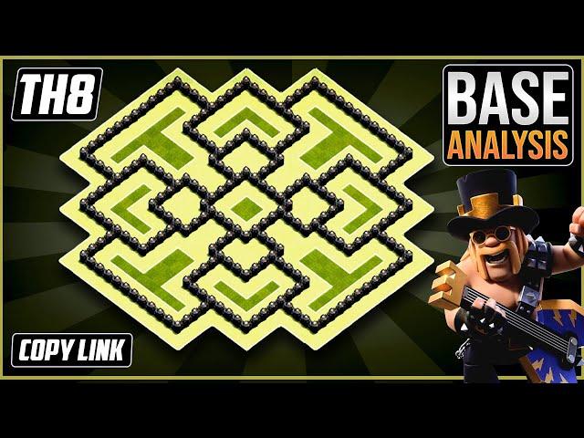 NEW BEAST TH8 HYBRID/TROPHY Base 2020!! COC Town Hall 8 (TH8) Trophy Base Design - Clash of Clans