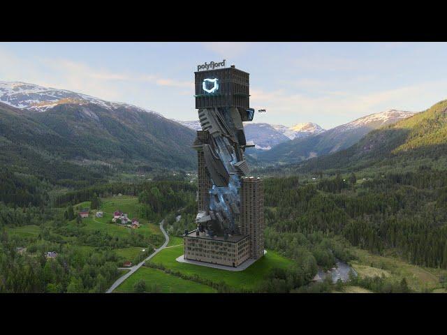 VFX Breakdown: Polyfjord Headquarters