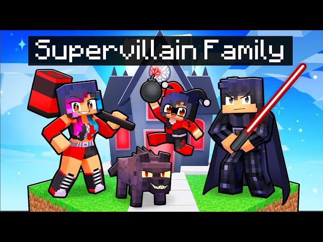 Having a SUPERVILLAIN FAMILY in Minecraft!