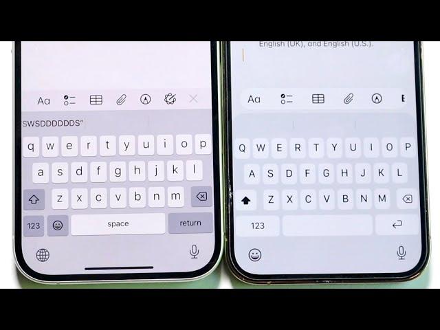 iOS 26 Keyboard Vs iOS 18 Keyboard! (Comparison)
