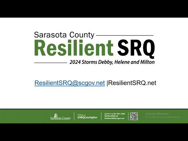 Resilient SRQ Draft Action Plan Public Hearing