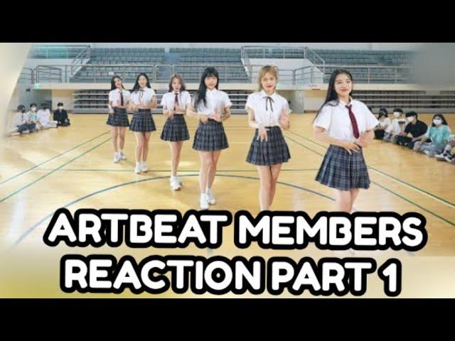 ARTBEAT MEMBERS REACTION TO GFRIEND-MEDLEY AB GIRLS DANCE COVER PART 1.