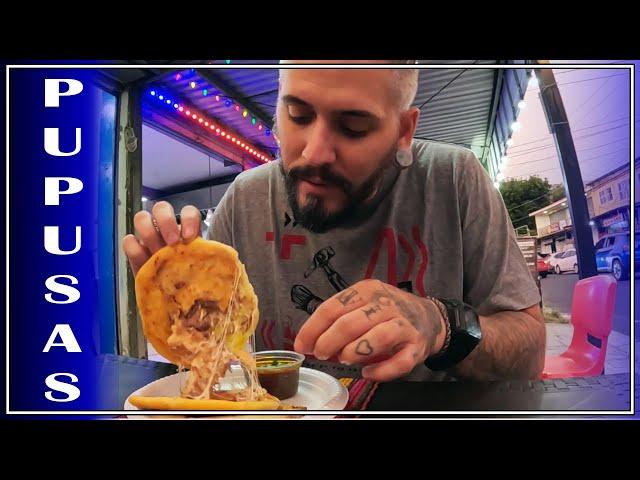 [EL SALVADOR]  PROBAMOS LAS FAMOSAS PUPUSAS DE BIRRIA 