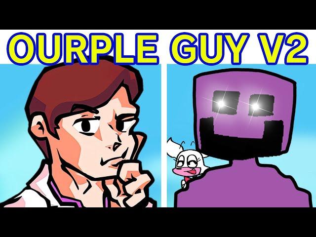 Friday Night Funkin' VS OURPLE GUY V2 FULL WEEK, Five Nights At Freddy's (FNF Mod/FNAF/Purple Guy)