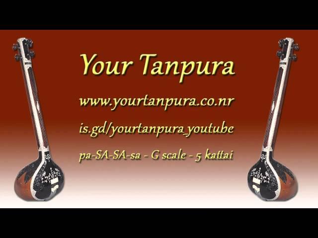 Your Tanpura - G Scale - 5 kattai