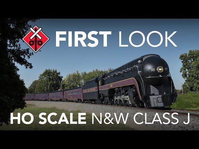 FIRST LOOK:  HO SCALE N&W CLASS J 4-8-4