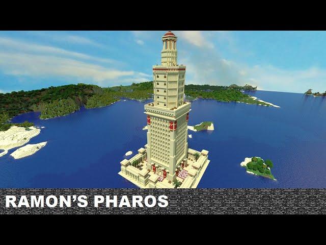 Minecraft Ramon's Pharos Lighthouse aka the Great Lighthouse of Alexandria