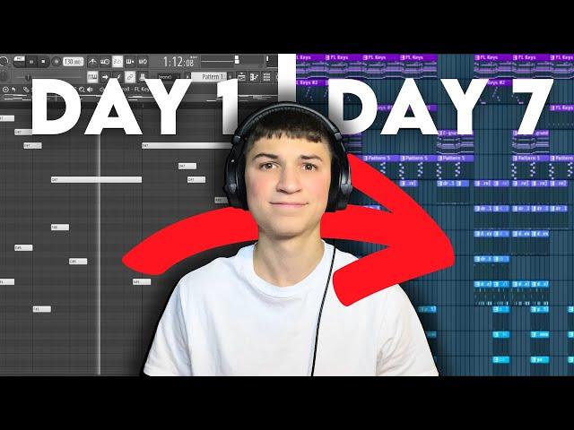 How I learned PRODUCING in 7 DAYS... (FULL JOURNEY)