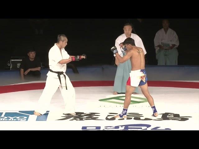 【ムエタイ × 空手】クンタップ・チャロンチャイ vs KENGO - Kuntap Charoenchai vs. KENGO【巌流島16人トーナメント2回戦】