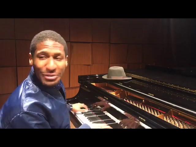 Jon Batiste plays some Christmas tunes on the piano