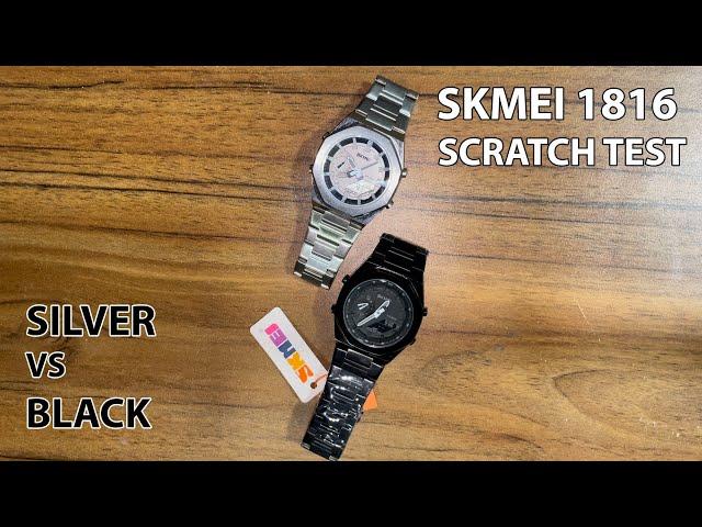 SKMEI 1816 Showdown: Black vs Silver | Scratch & Durability Test!