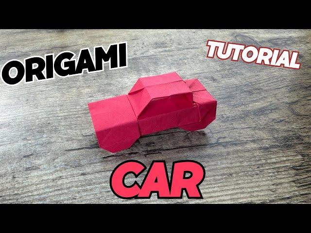 ORIGAMI CAR TUTORIAL STEP BY STEP | DIY PAPER CAR ORIGAMI WORLD FOLDING | CREATE YOUR OWN PAPER CAR