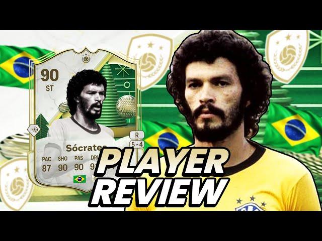 5⭐4⭐ 90 WINTER WILDCARD ICON SOCRATES SBC PLAYER REVIEW | FC 25 Ultimate Team