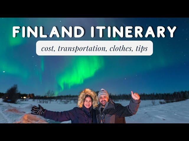 My 1 Week FINLAND ITINERARY from INDIA w/ Budget, Tips, Transportation, Accommodation & More