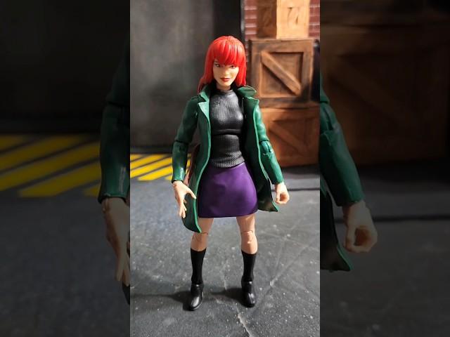 Marvel Legends Mary Jane Spider-Man the Animated Series Head/Body Swaps #marvellegends #spiderman